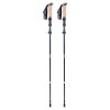 Kijki trekkingowe karbonowe inSPORTline Caretera ∙ 5-sekcyjne ∙ ultralekkie 255 g ∙ wys. 115-135 cm ∙ uchwyt korkowy ∙ wymienne 